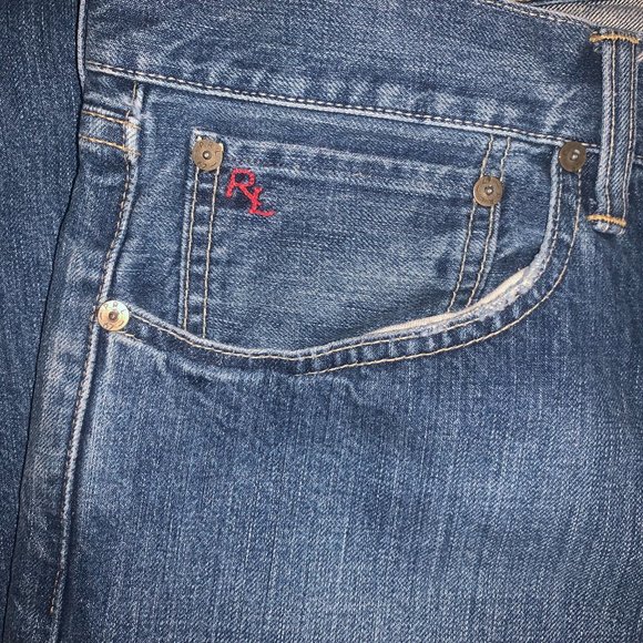 Men's Polo Ralph Lauren Hampton-Straight Denim 36W-30L - Picture 2 of 3